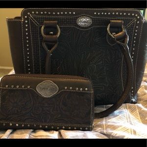 Montana West purse & matching wallet